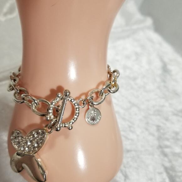Sarah Coventry toggle bracelet with butterfly 1.1980 - Picture 8 of 10